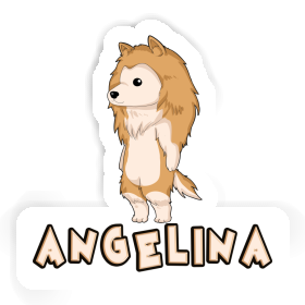 Angelina Sticker Collie Image