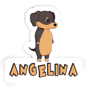 Dachshund Sticker Angelina Image