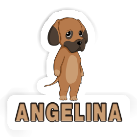 Sticker  Great Dane Angelina Image