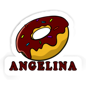 Aufkleber Donut Angelina Image