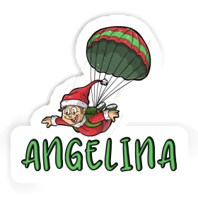 Skydiver Sticker Angelina Image