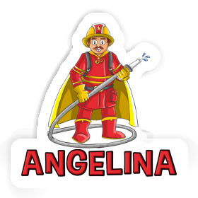 Angelina Sticker Firefighter Image