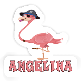 Angelina Aufkleber Flamingo Image