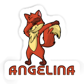 Sticker Dabbing Fox Angelina Image