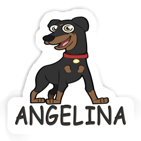 Sticker Angelina German Pinscher Image