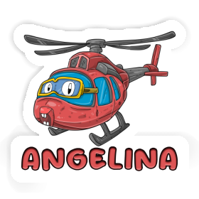 Helicopter Sticker Angelina Image