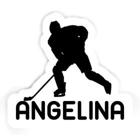 Eishockeyspieler Aufkleber Angelina Image