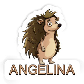 Aufkleber Angelina Igel Image