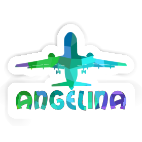 Sticker Jumbo-Jet Angelina Image