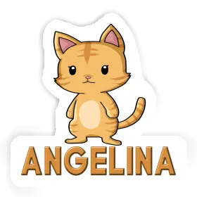 Sticker Angelina Cat Image