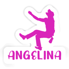 Kletterer Aufkleber Angelina Image