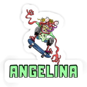 Angelina Aufkleber Skater Image