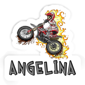 Angelina Sticker Motocrossfahrer Image