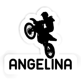 Aufkleber Angelina Motocross-Fahrer Image