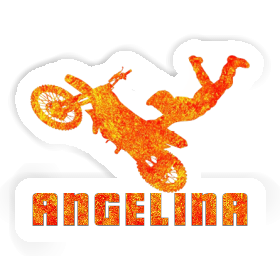 Angelina Sticker Motocross-Fahrer Image