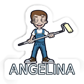 Sticker Angelina Painter Image