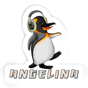 Angelina Sticker Musik-Pinguin Image