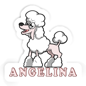 Sticker Poodle Angelina Image