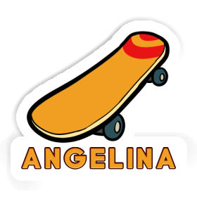 Angelina Sticker Skateboard Image