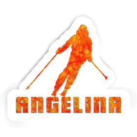 Sticker Angelina Skier Image