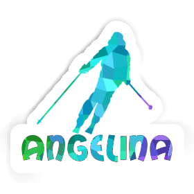 Sticker Angelina Skier Image