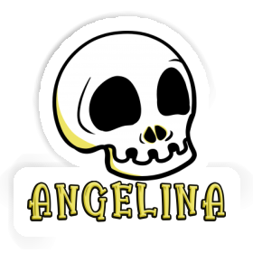 Sticker Angelina Skull Image