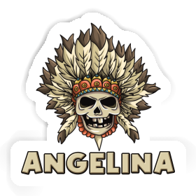 Sticker Angelina Kids Skull Image