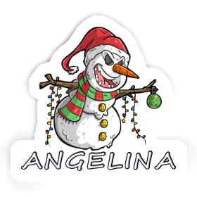 Sticker Snowman Angelina Image