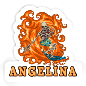 Sticker Surfer Angelina Image