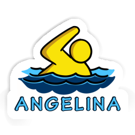 Angelina Sticker Swimmer Image