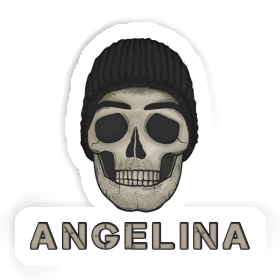 Sticker Angelina Skull Image