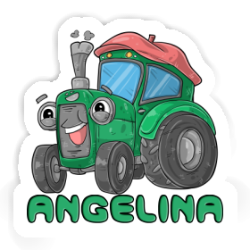 Tractor Sticker Angelina Image