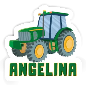 Sticker Tractor Angelina Image