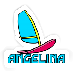 Windsurf Board Sticker Angelina Image