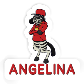 Zebra Aufkleber Angelina Image