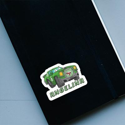 Sticker Auto Angelina Laptop Image