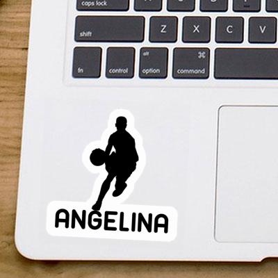 Angelina Sticker Basketballspieler Notebook Image