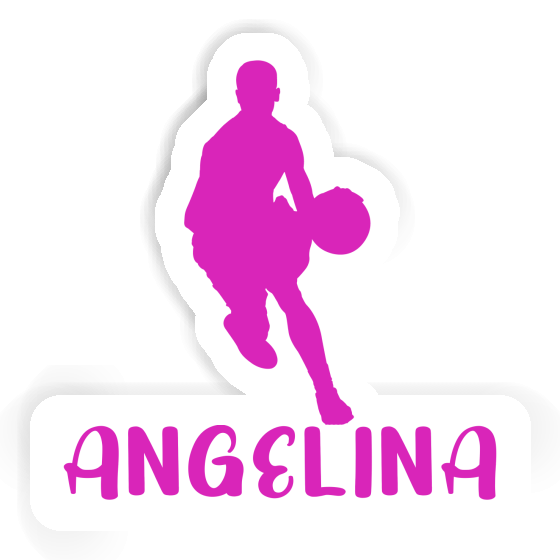 Basketball Player Sticker Angelina Notebook Image