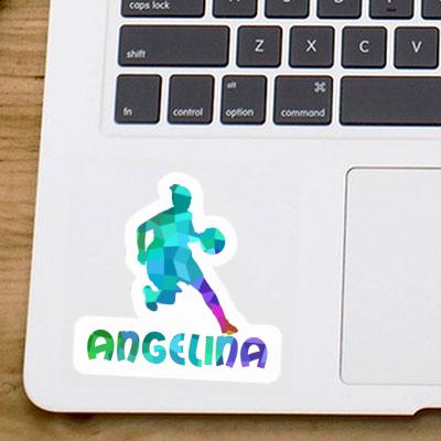 Basketball Player Sticker Angelina Notebook Image