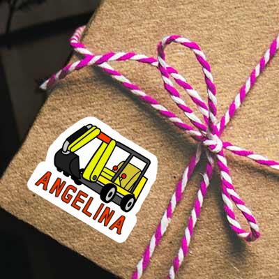 Mini-Excavator Sticker Angelina Gift package Image