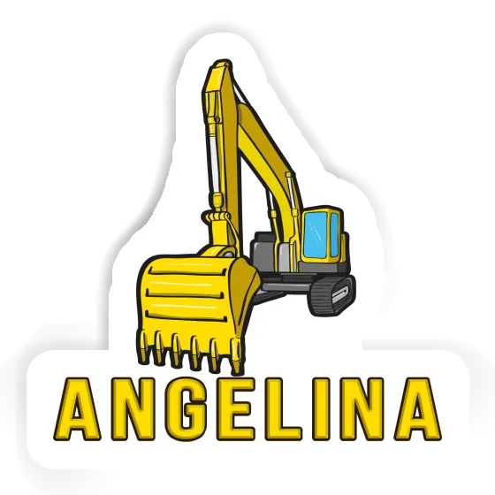 Excavator Sticker Angelina Gift package Image