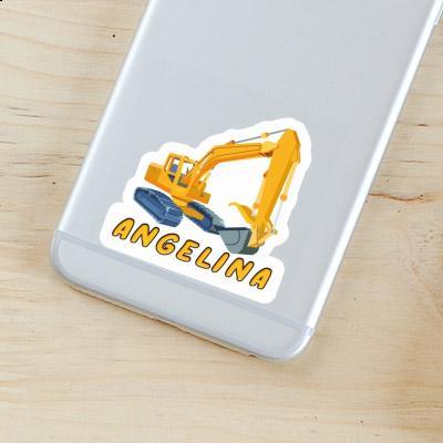 Sticker Excavator Angelina Gift package Image