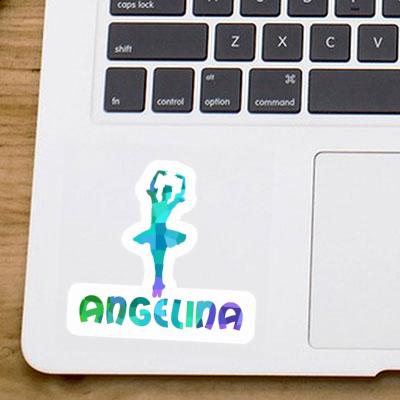 Angelina Aufkleber Ballerina Laptop Image