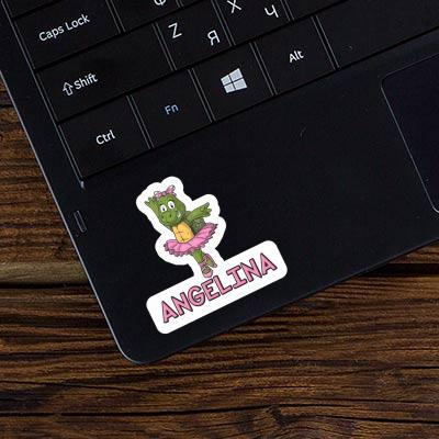 Sticker Ballerina Angelina Laptop Image