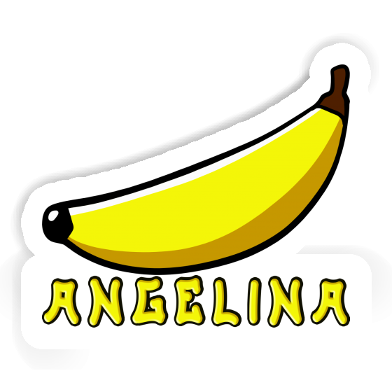 Sticker Angelina Banana Notebook Image