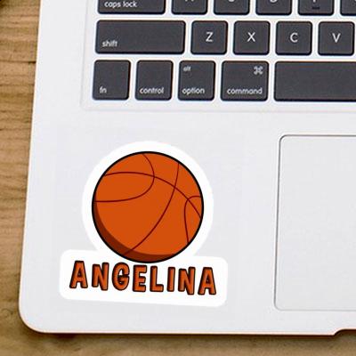 Angelina Aufkleber Basketball Notebook Image