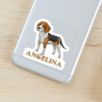 Beagle Autocollant Angelina Notebook Image