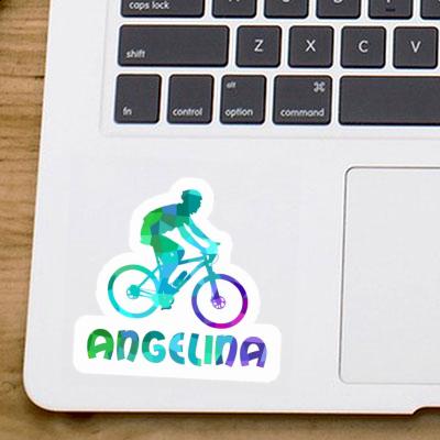 Sticker Angelina Biker Notebook Image