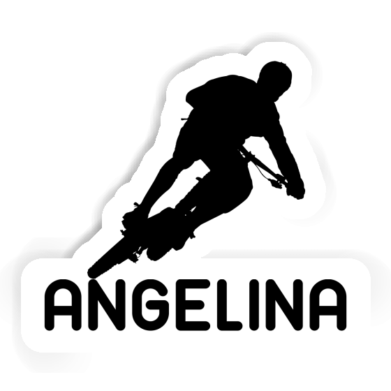 Sticker Angelina Biker Laptop Image