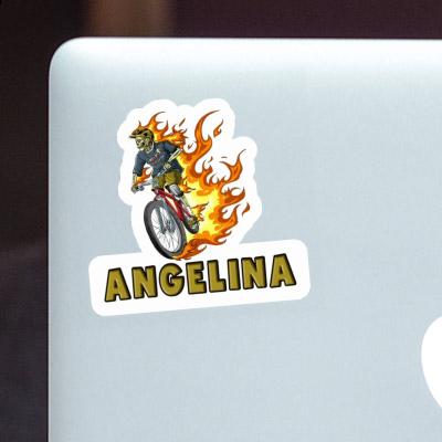 Aufkleber Angelina Biker Notebook Image